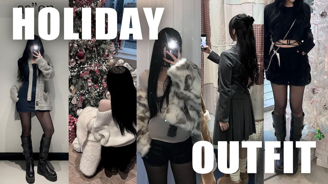 𝗠𝘆 𝗗𝗮𝗶𝗹𝘆𝗹𝗼𝗼𝗸🧍🏼‍♀️🎄💭 요즘 뭐 입지..? 겨울 무채색 데일리룩. •  ̟*.❄ 애즈온스토어•페인오어플레져팝업•힐다쇼룸•하이디라오•코이세이오•일상브이로그•겨울코디