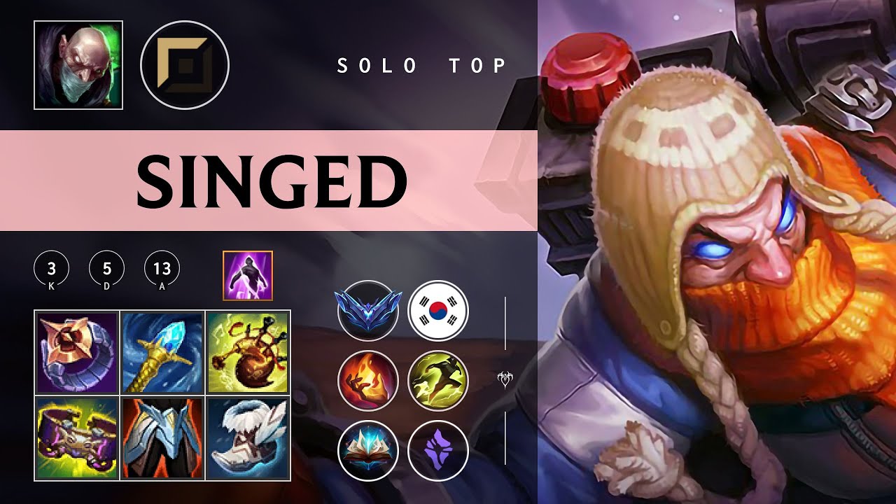 Singed Top vs Gwen - KR Diamond Patch 26.02