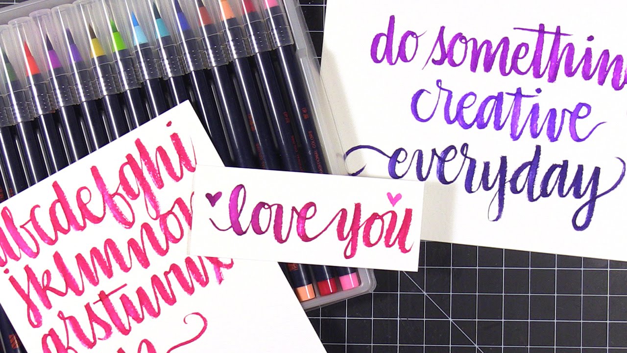 JetPens Haul - Akashiya Sai Watercolor Brush Pens