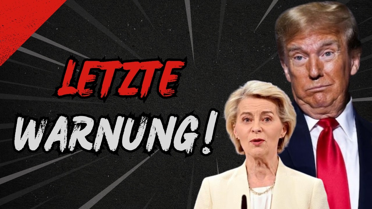 Letzte Warnung aus Washington – Von der Leyen gerät öffentlich unter Druck