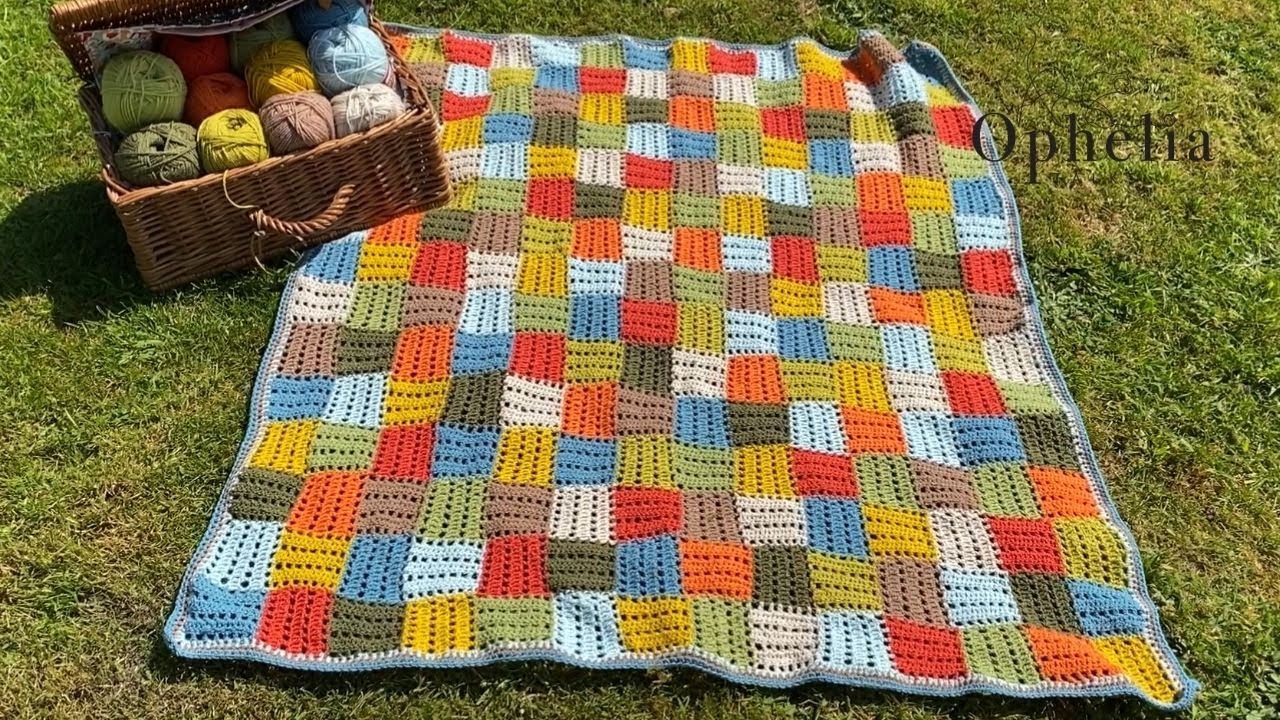 ENTRELAC CROCHET BLANKET TUTORIAL // Edith Blanket // Ophelia Talks Crochet