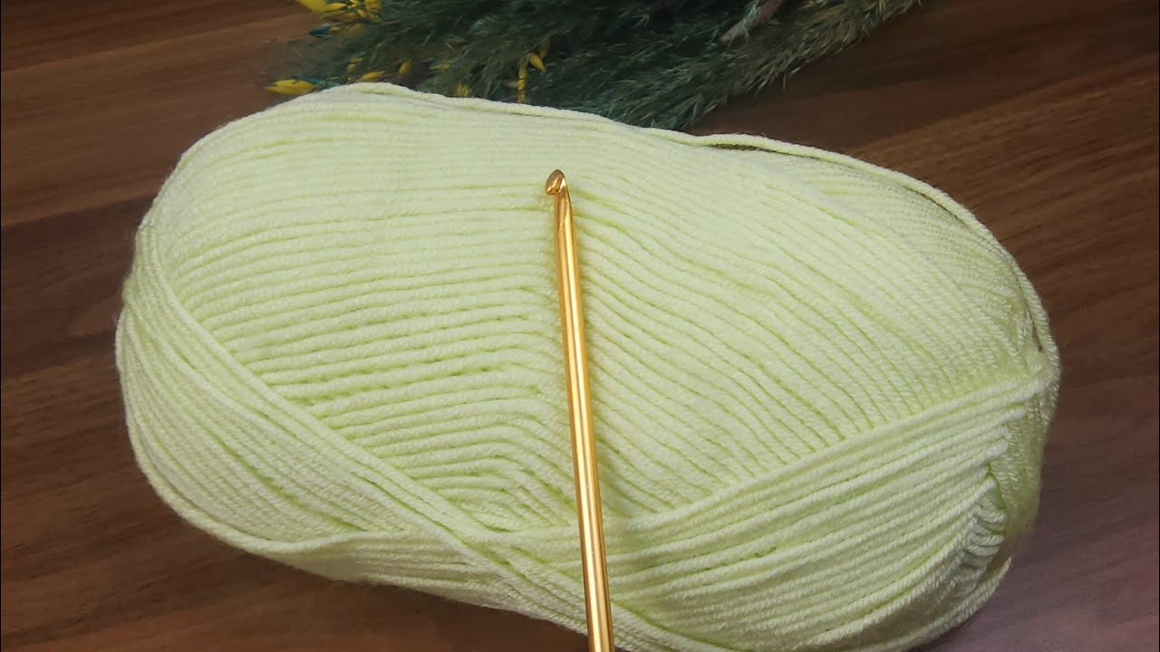 Wow!! Super color ♡~ Super easy tunisian crochet model online totarial #crochet