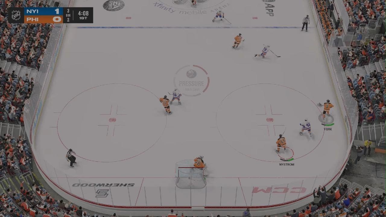 NHL 26 Philly flyas vs New york islander pre season game Psfive winner 💴💴💴💴