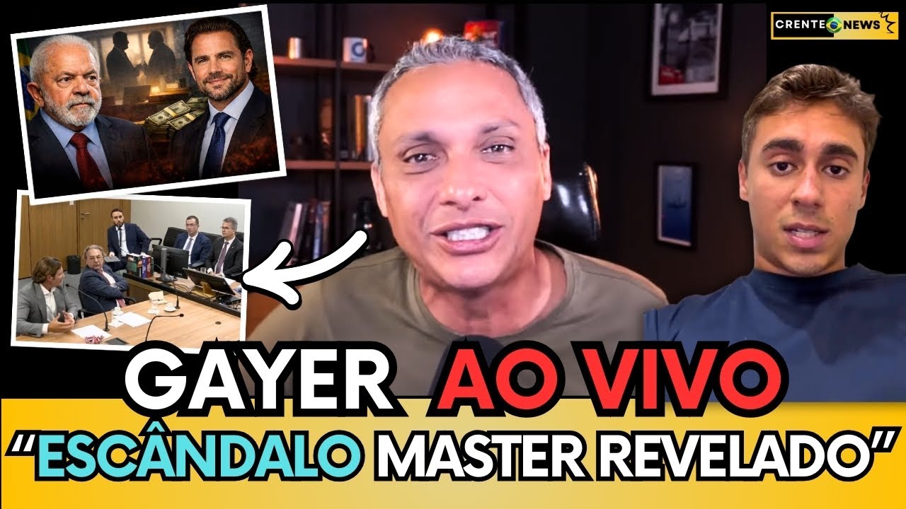 🚨URGENTE!  GAYER EXPOĒ  PROVAS REVELADAS EM REUNIÃO RESTRITA COM MORAES E  AMIZADE DE LULA E VORCARO