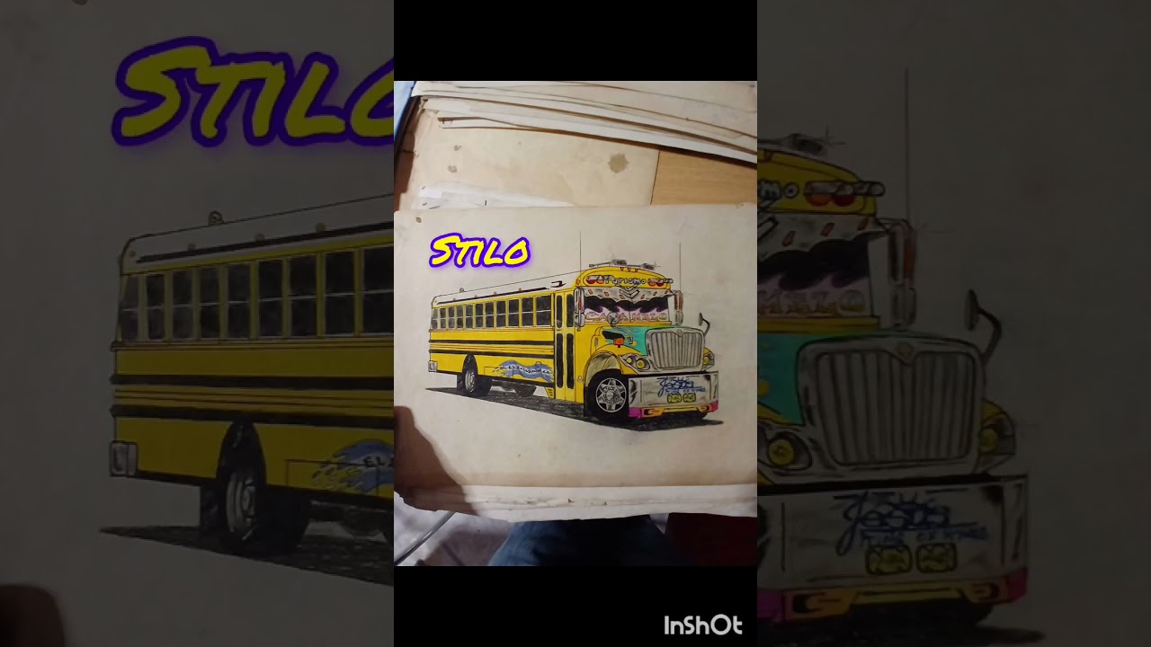 La coleccion de dibujo de buses de rosales