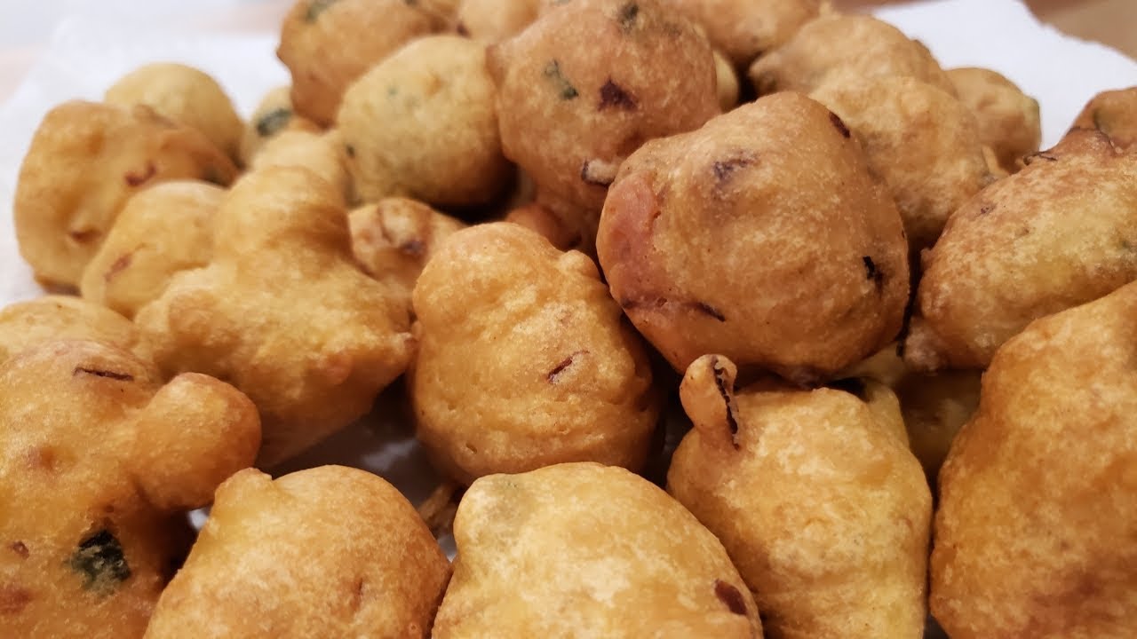 Bhajia (Pakora) without absorbing oil - Laila's Home Cooking - Episode 80