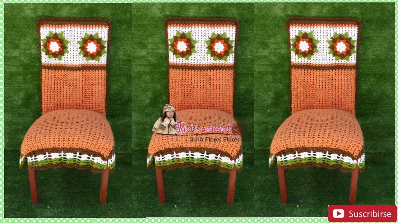 APRENDE A TEJER FUNDA PARA SILLA DE COMEDOR /2º PARTE  PASo A PASO