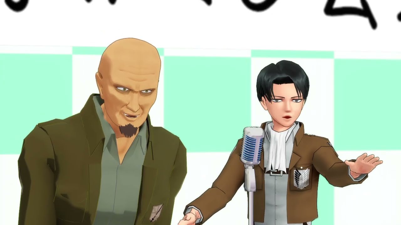 【進撃のMMD】キース教官とリヴァイ兵長でM-1錦鯉ネタ