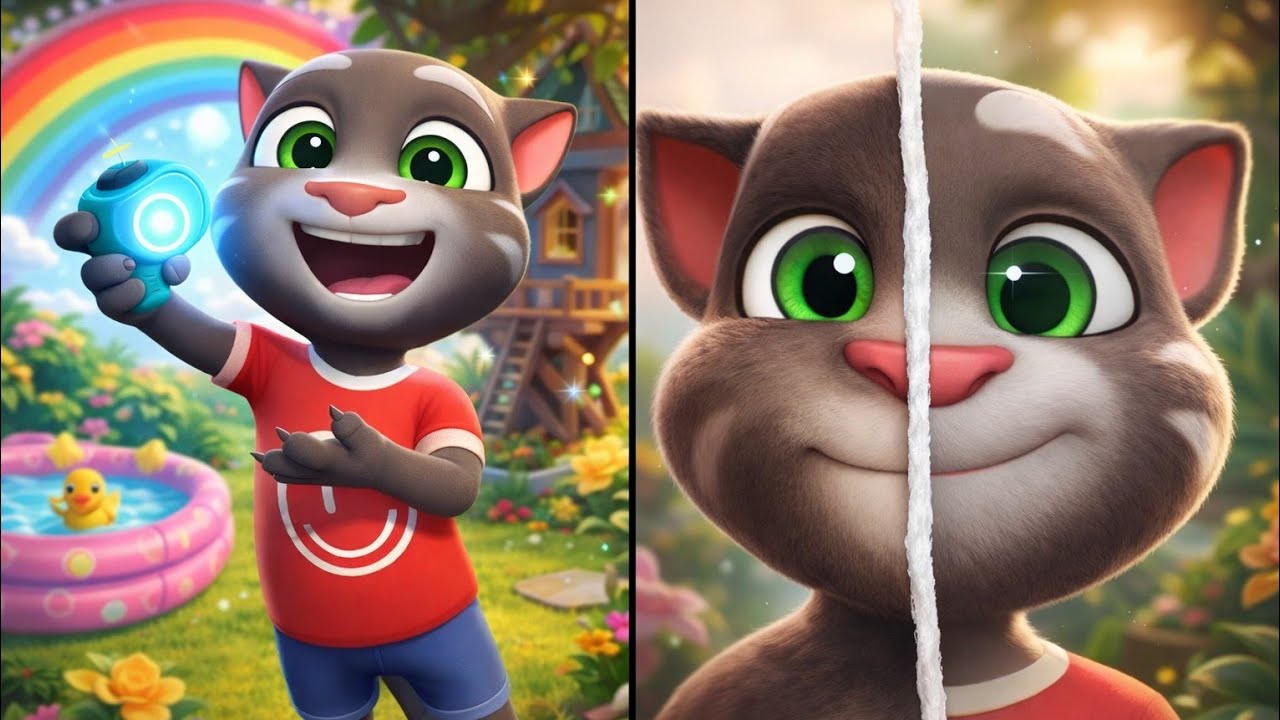 TALKING TOM  💕 Happy Reactions 1 #live #shorts #talkingtom #viraltom #gameplay