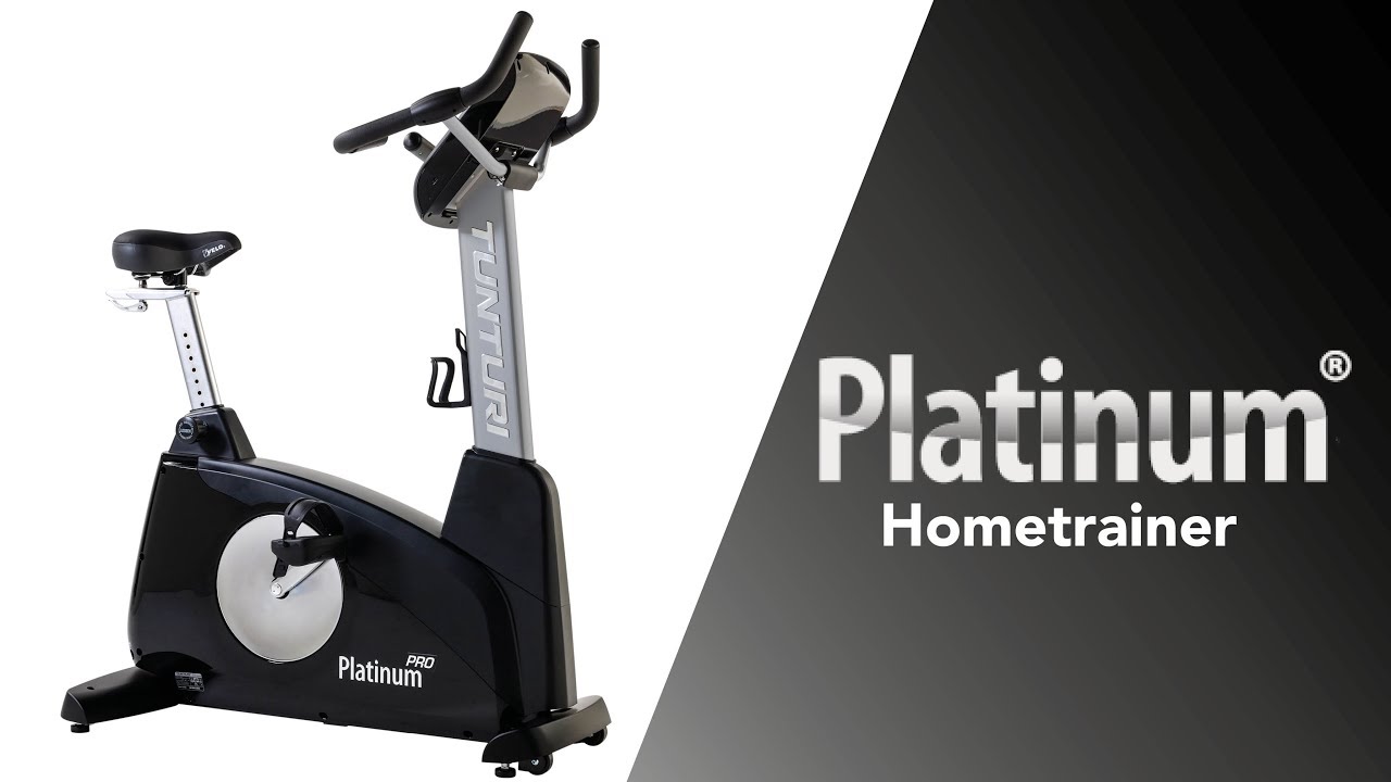 Tunturi Platinum Pro Upright Bike - Hometrainer - Fitness Fiets - Ergometer [NL]
