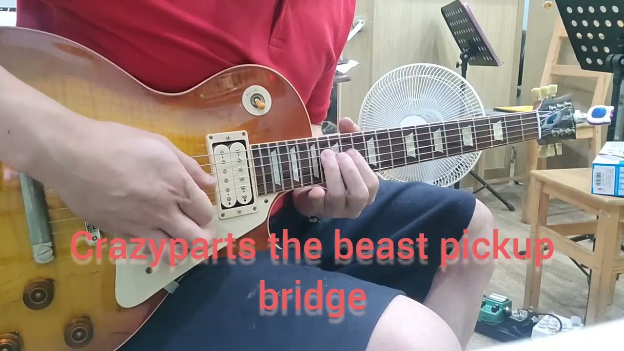 mojo pickup nos wire pickup vs crazy parts the beast bucker pickup. Gibson r9 tom murphy 2007
