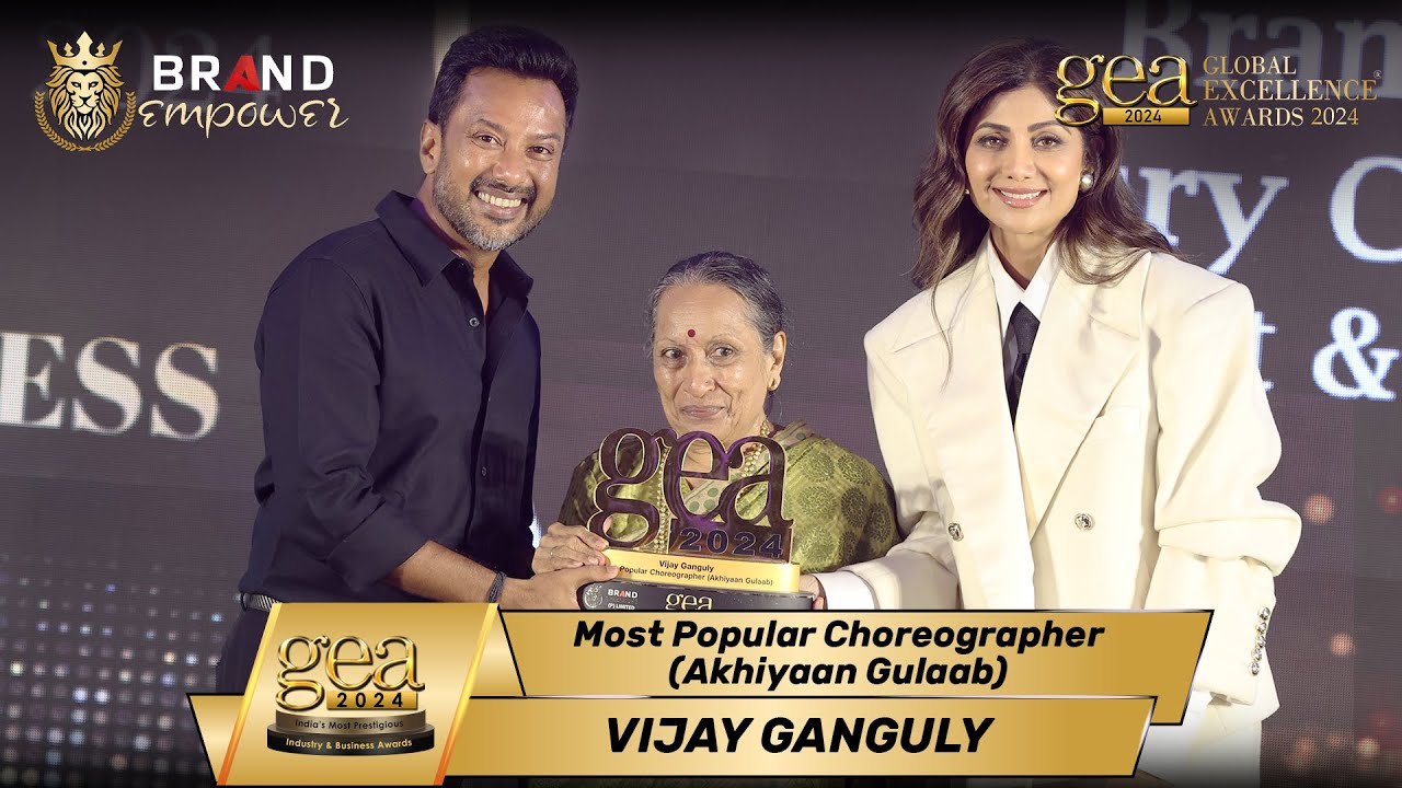 Vijay Ganguly wins GEA 2024 | Global Excellence Awards 2024 by Brand Empower
