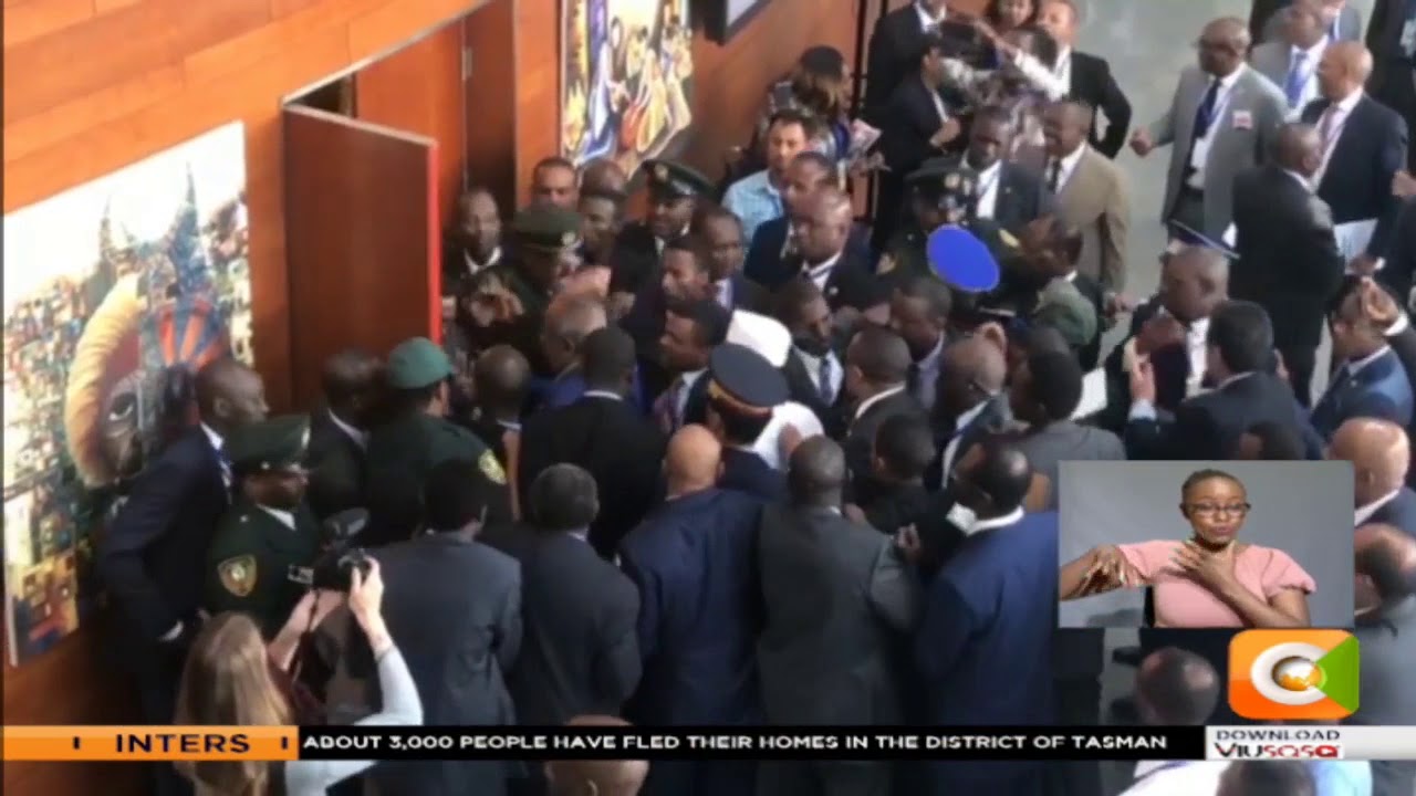 Drama as presidents' aides locked out of AU summit  in Ethiopia