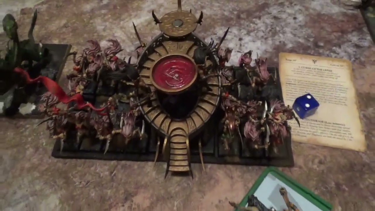 Dark Elves vs Warriors of Chaos - 2500 Points WHFB 8th Edition