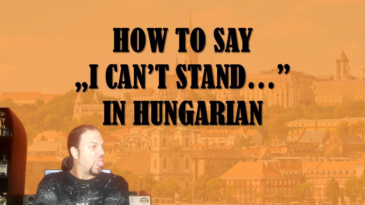 How To Say „I CAN’T STAND…” In Hungarian  [Hungarian Lesson]
