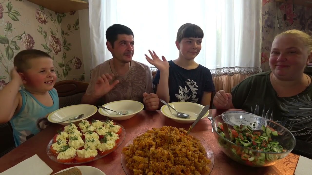 мукбанг ленивые голубцы/ любимый василëк, распаковка