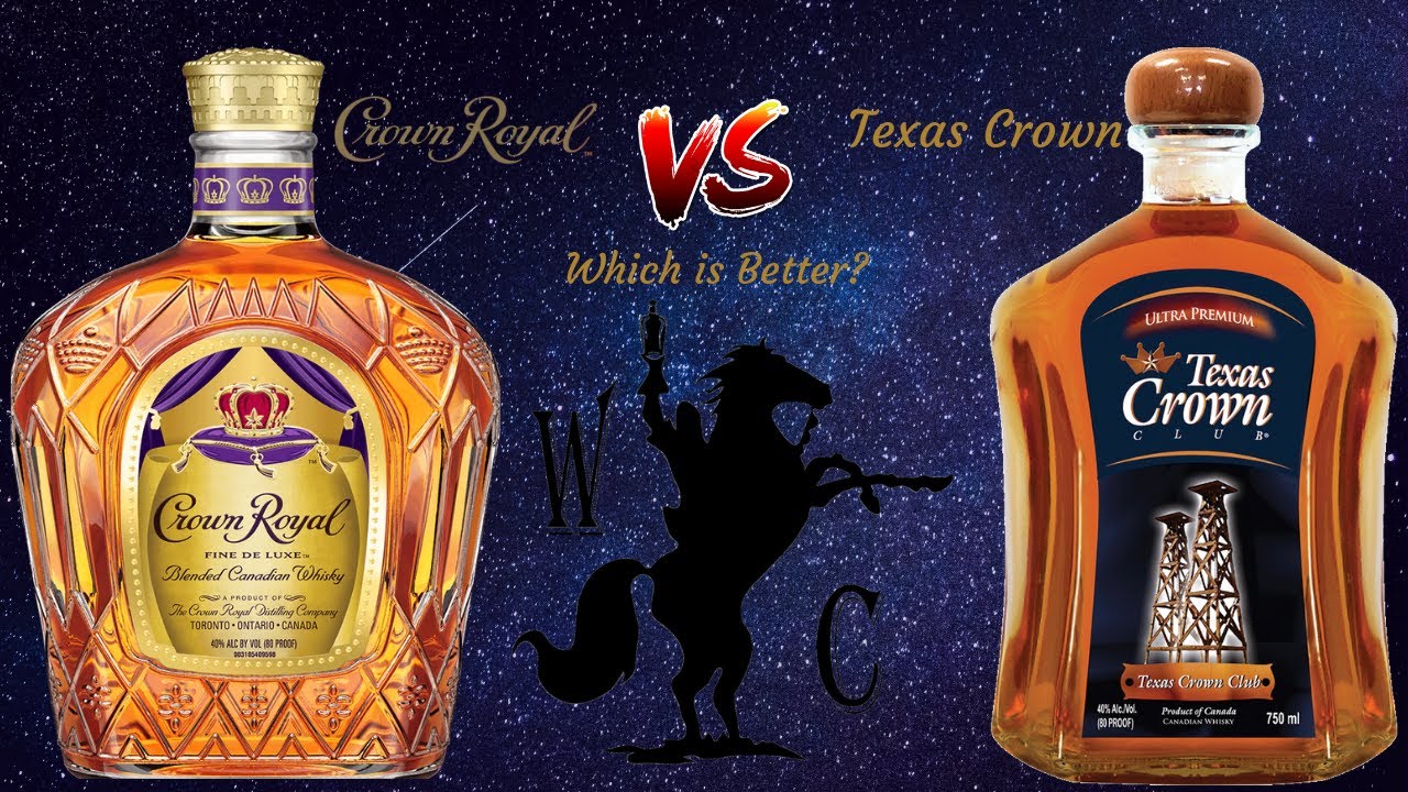 Crown Royal Canadian Whisky vs Texas Crown Club Canadian Whisky Review and Tasting  Which is better?