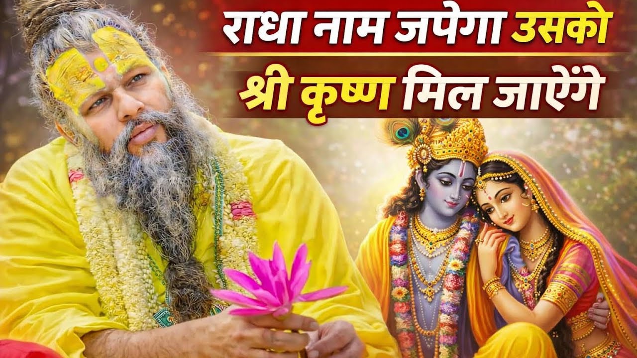 राधा नाम जपेगा उसको श्री कृष्ण मिल जाएंगे! Parmanandji Maharaj @SadhanPath 