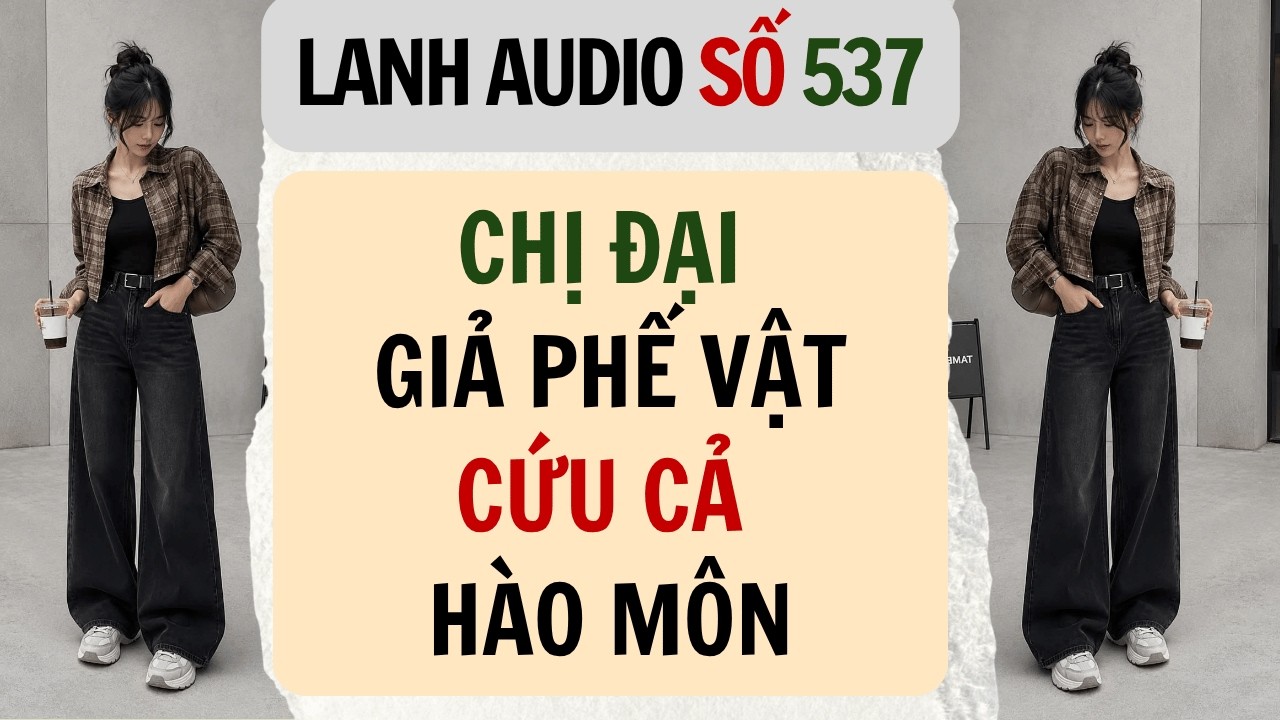 Full | Lanh Audio Số 537 | CHỊ ĐẠI GIẢ PHẾ VẬT CỨU CẢ H&Agrave;O M&Ocirc;N
