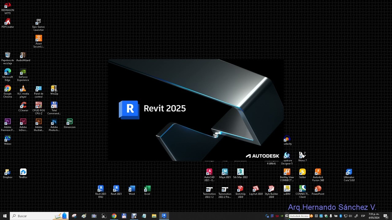 Instalar Revit 2025 con librerias ESPAÑOL E INTERNACIONAL Traducida