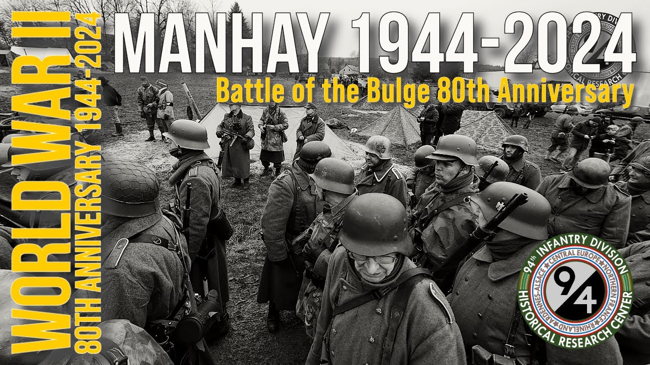 Manhay 1944-2024 | 80th Anniversary of the Battle of the Bulge | Battle Footage