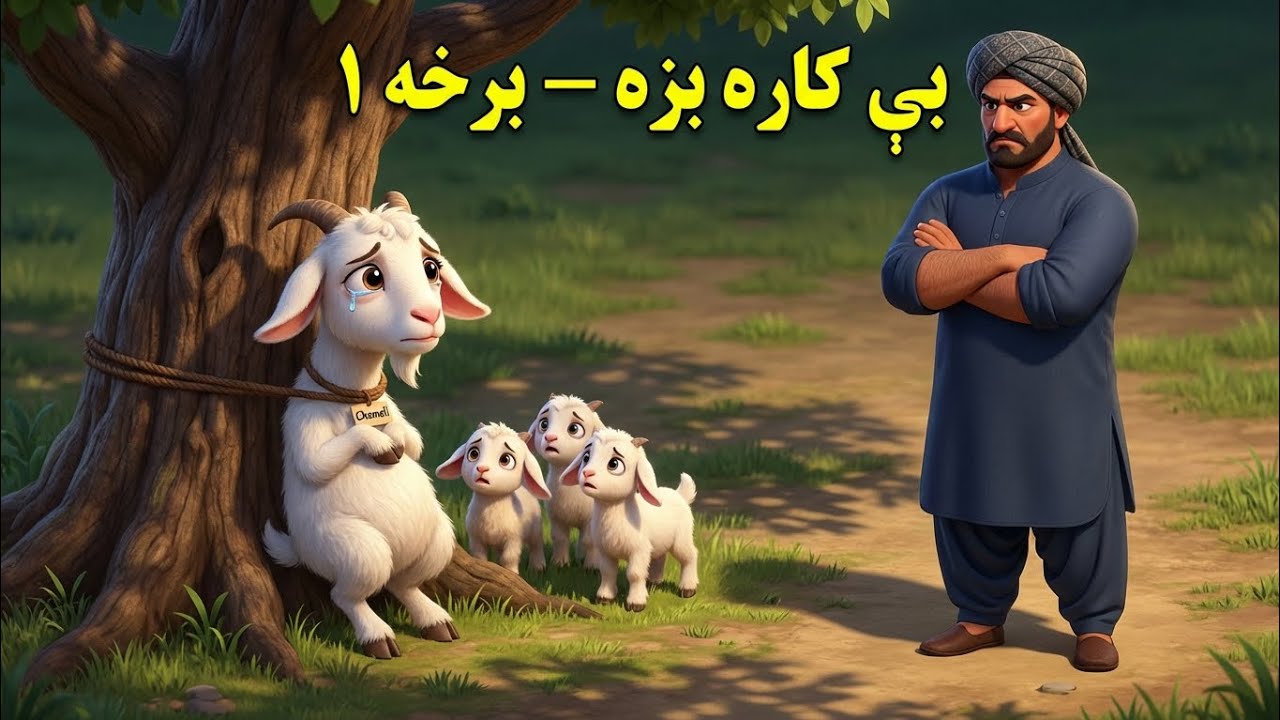 بې کاره بزه – برخه ۱ | Chameli the Lazy Goat Story – Part 1