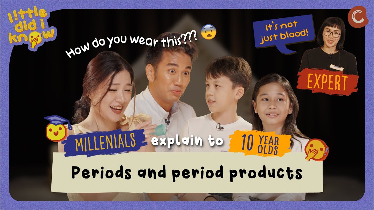 How much do kids know about period and period products? – Learning about periods | Little Did I Know