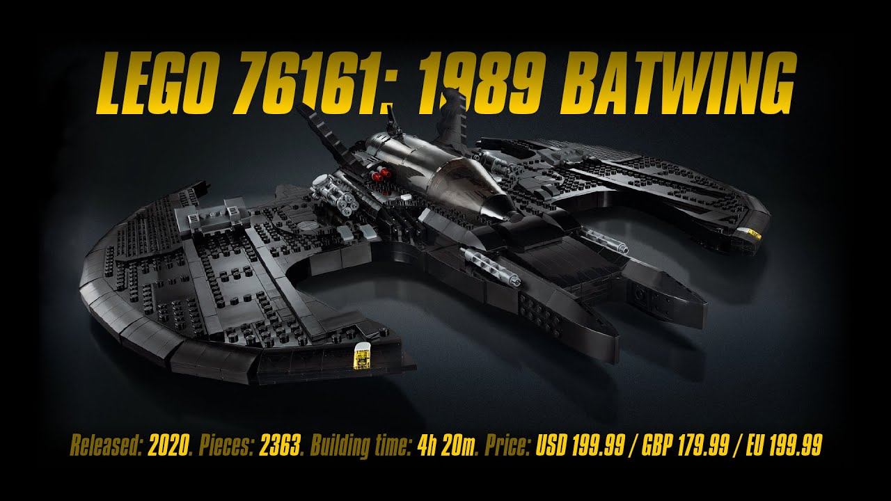 LEGO 76161: 1989 Batwing: In-depth Review, Speed Build & Parts List