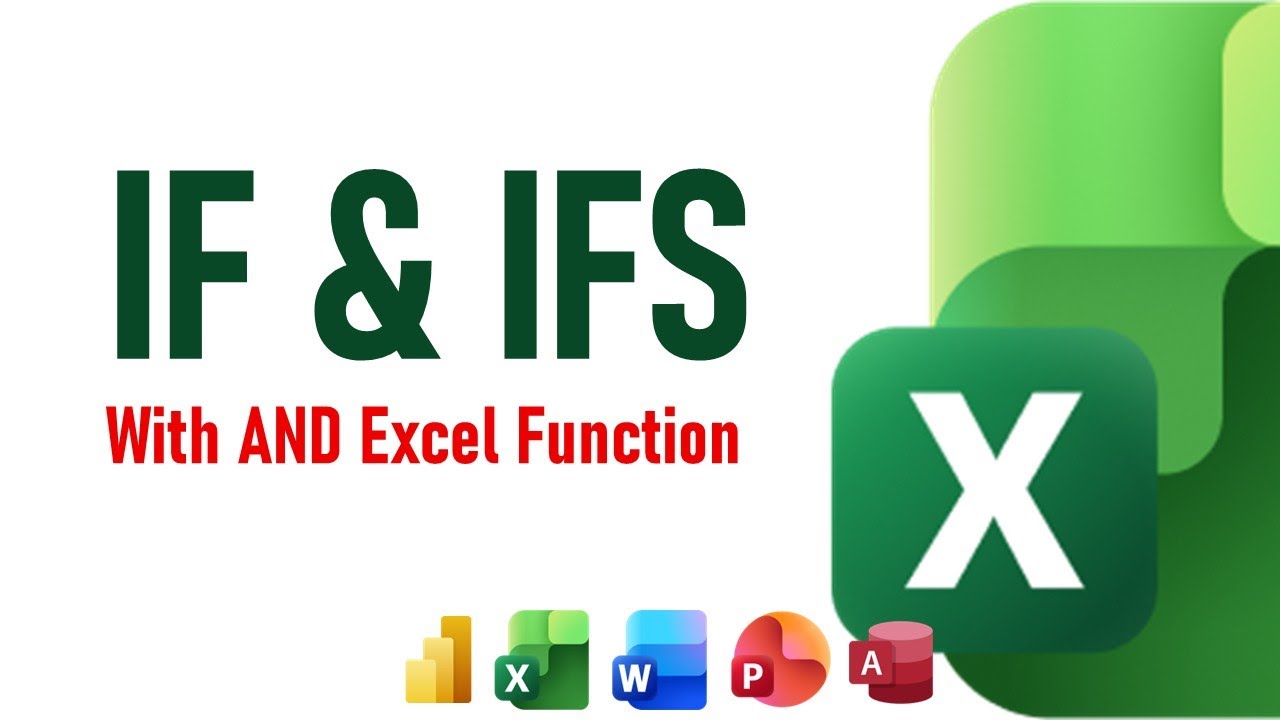 How to use IFS with AND Excel Function | Prabas Office Studio
