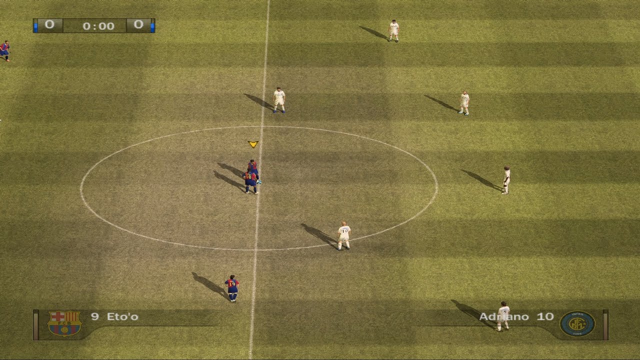 FIFA 07 Barcelona vs Inter Milan PS2