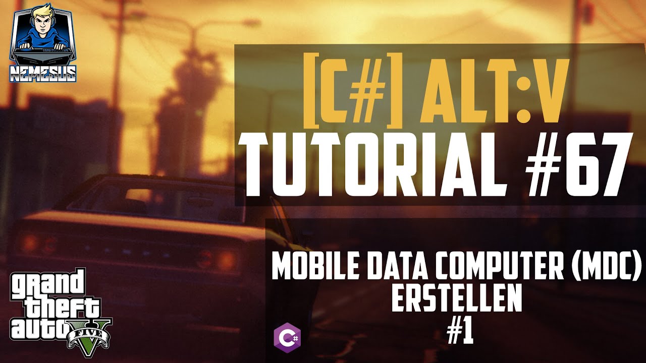 AltV Scripting Tutorial #67 - Mobile Data Computer (MDC) erstellen #1 [C#] [Deutsch]
