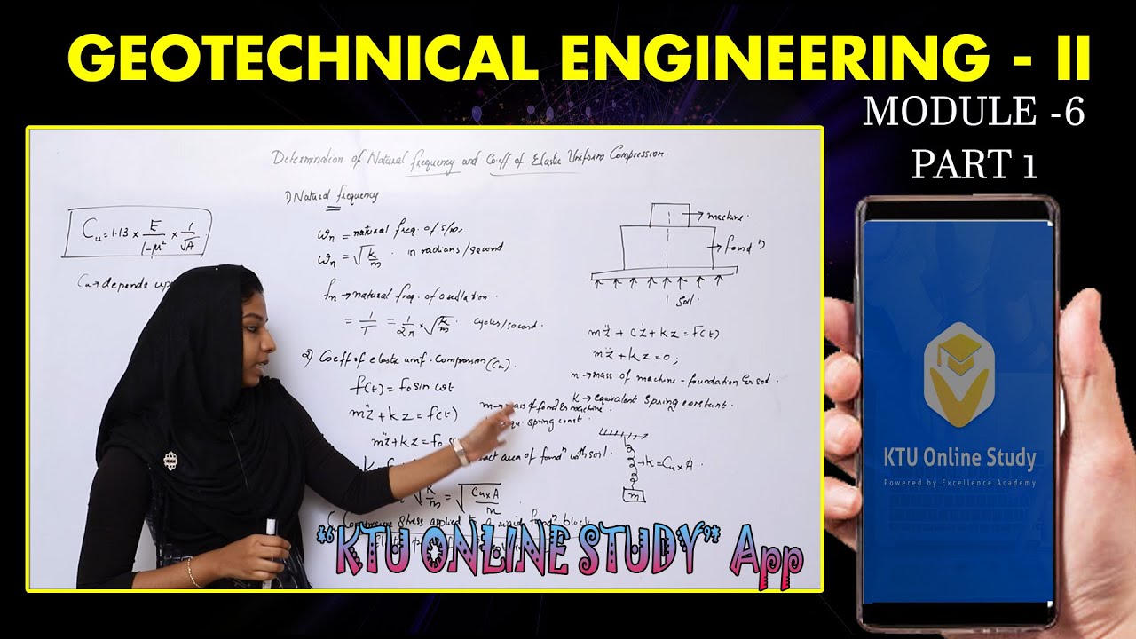 KTU GT 2 -GEOTECHNICAL ENGINEERING - II | MODULE -6 |S5 CIVIL - KOS App - KTU ONLINE STUDY App|