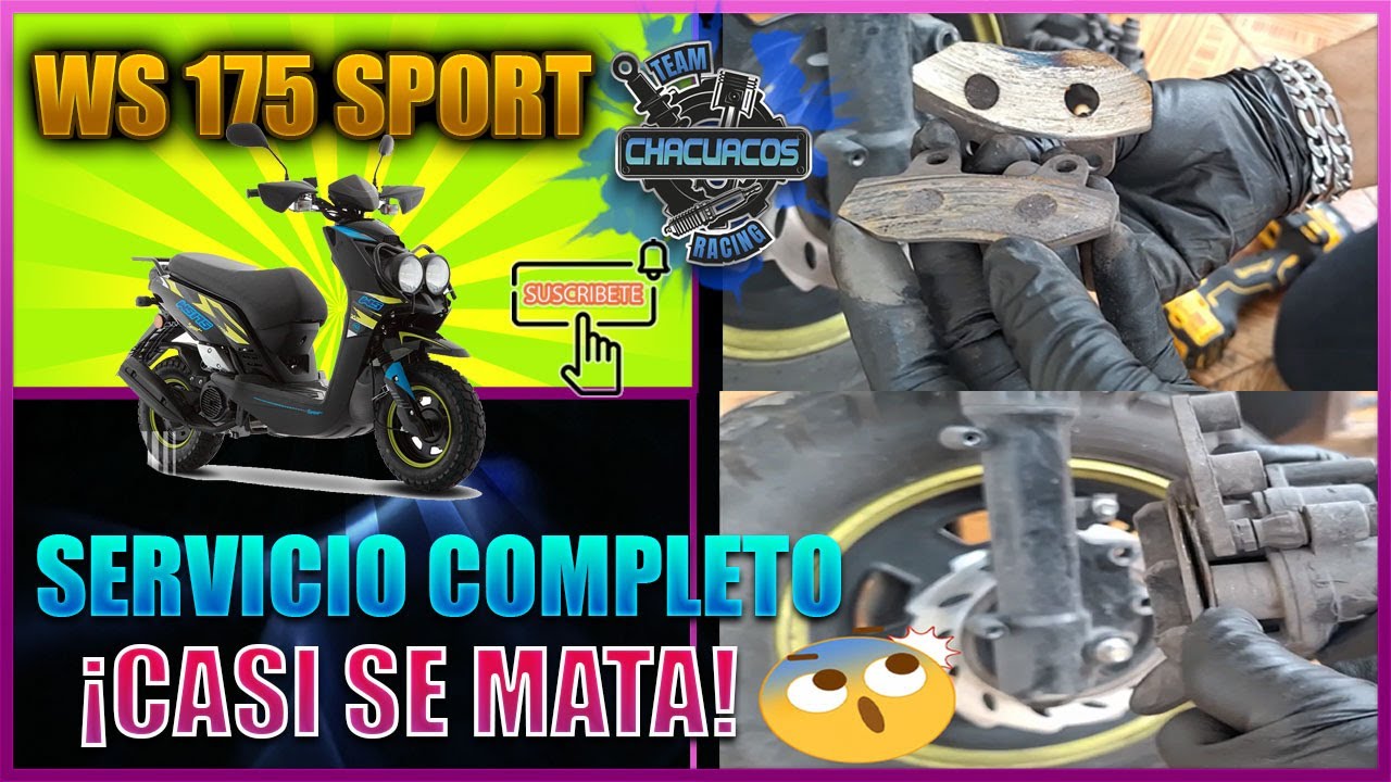 Italika WS175 Sport servicio, cambio de balatas y lavado de carburador!