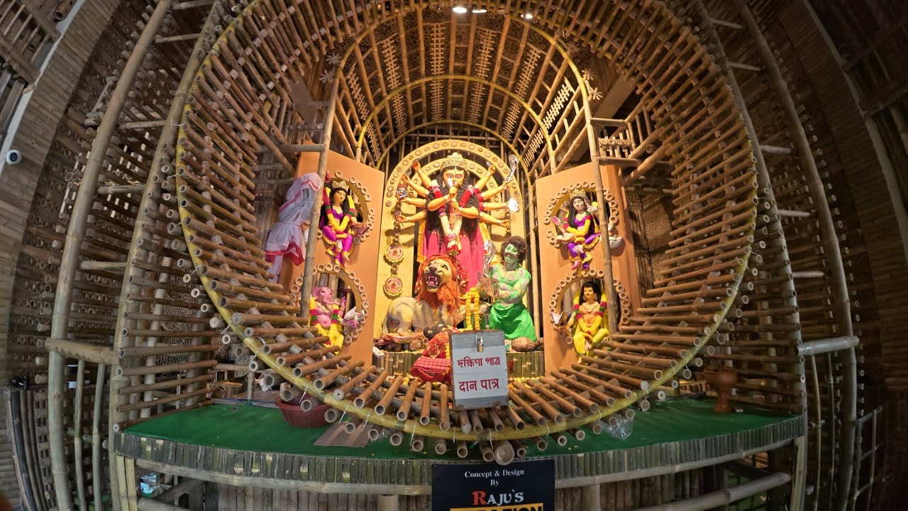 DURGA PUJA PANDAL PART- 3 | PRADHAN NAGAR AND KHAPRAIL | VLOGS WITH MY MOM AND SISTER | CHRISHAAN86