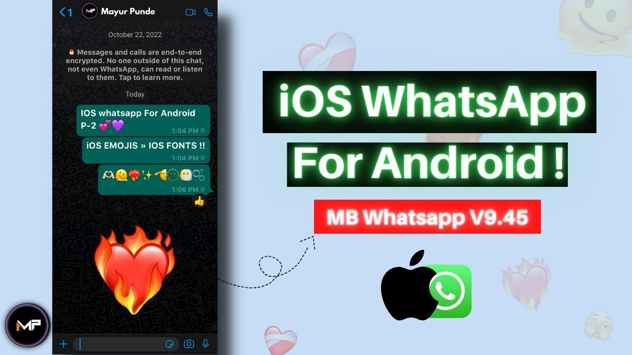 How To Get iOS Emojis + Font On Android WhatsApp 🫨 | ft. MB Whatsapp V9.45