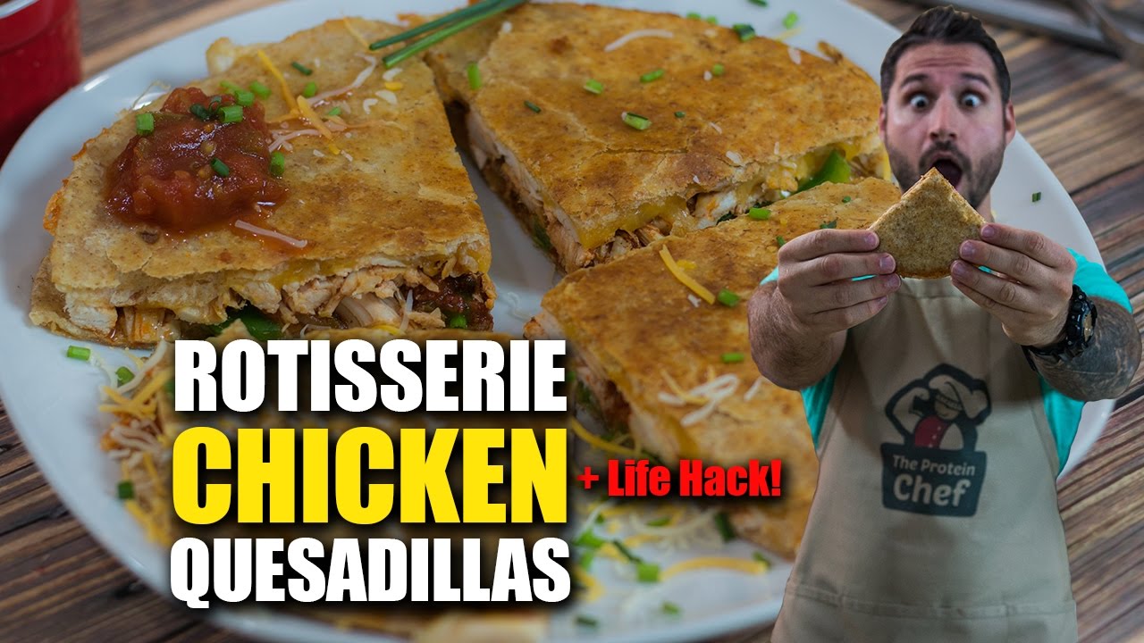 QUICK MEAL Rotisserie CHICKEN Quesadillas Recipe