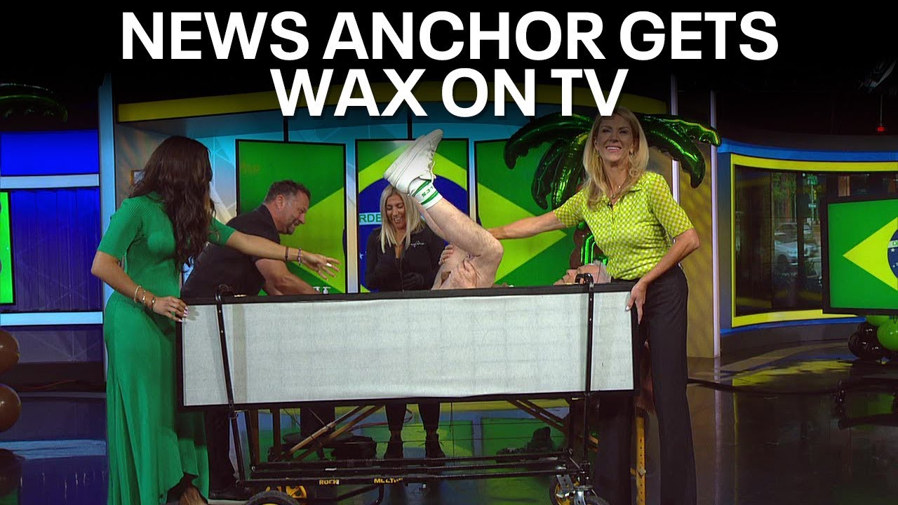 News anchor gets a Brazilian wax on TV ahead of Eagles season opener in Brazil