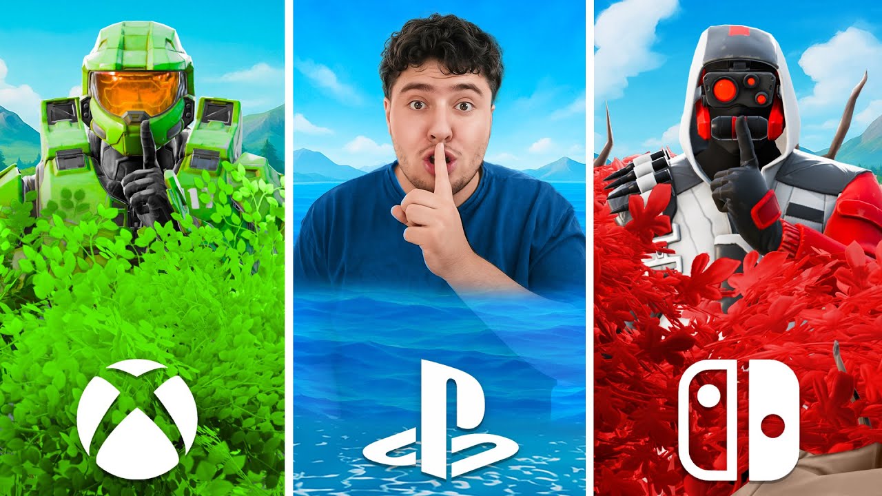 J'ai Organisé un Cache-Cache où Chaque Console Participe sur Fortnite !