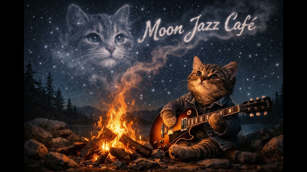 Emotional Latin Ballad 🌙 Relaxing Guitar Love Music#chillmusic #cat 