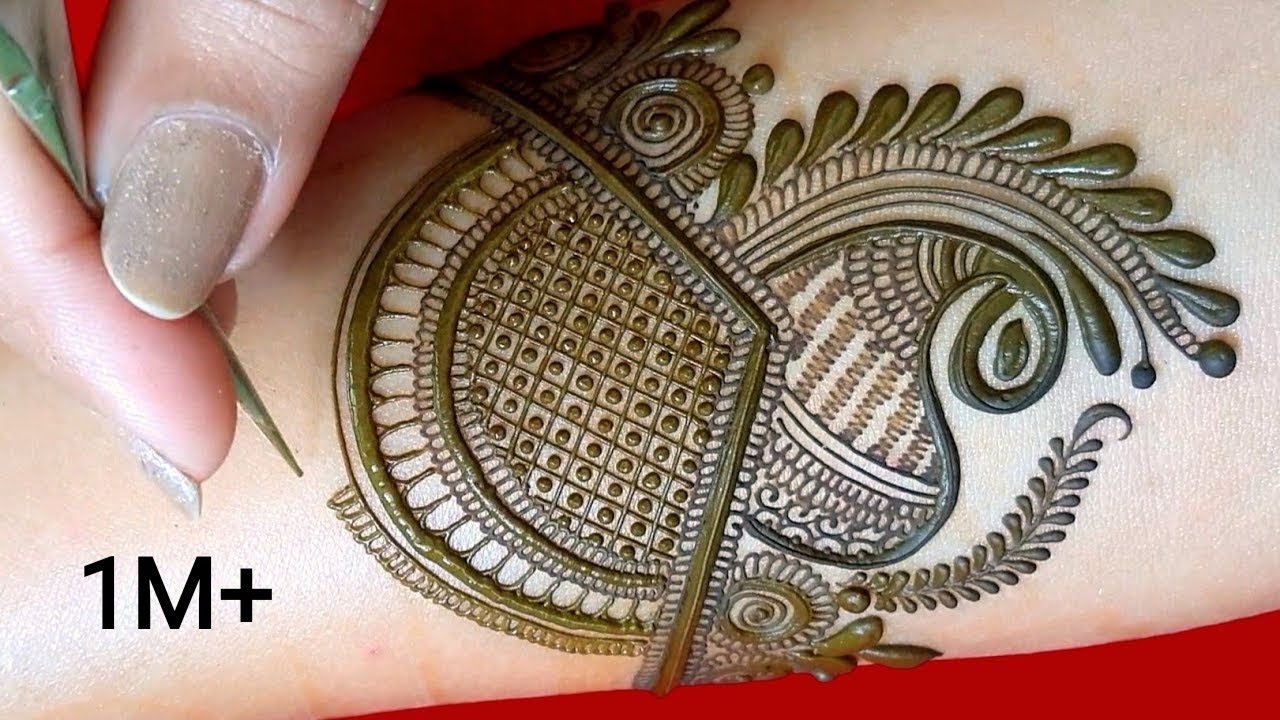 3D Mehndi Design ll Full hand bridal mehandi ll peacocke easy mehndi design ll Dulhan Mehndi ll