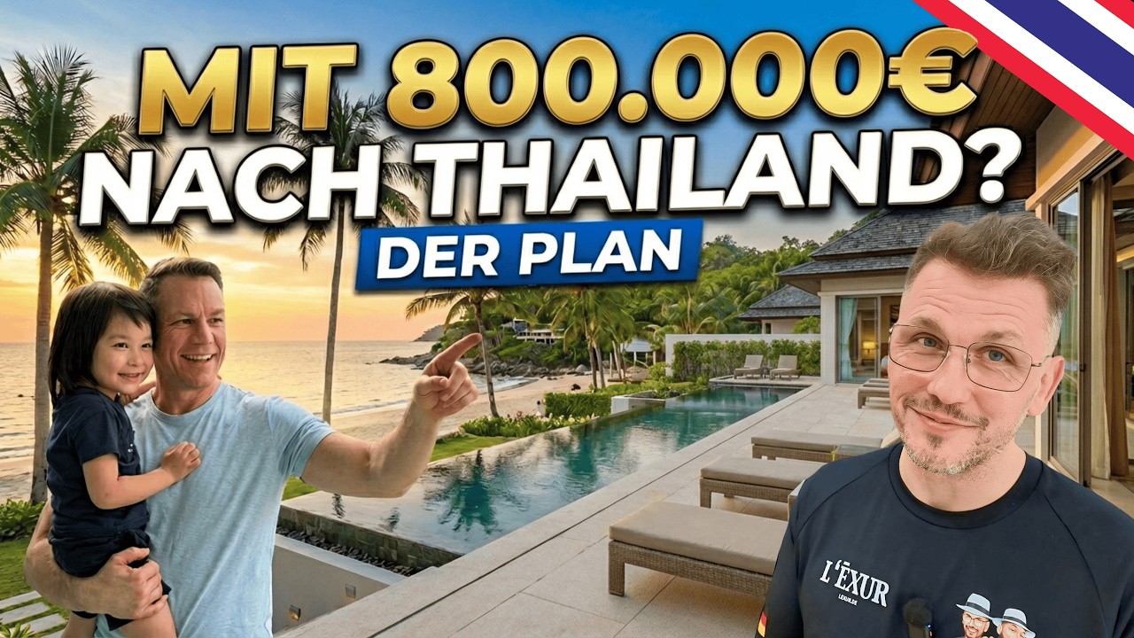 Reichen 800.000€ für Thailand? Frank (52) plant seine Auswanderung mit Familie nach Jomtien