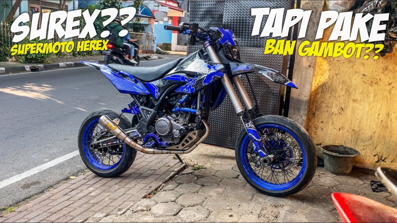BIKIN WR155 ALA ALA SUPERMOTO HEREX PAKE BAN GAMBOT