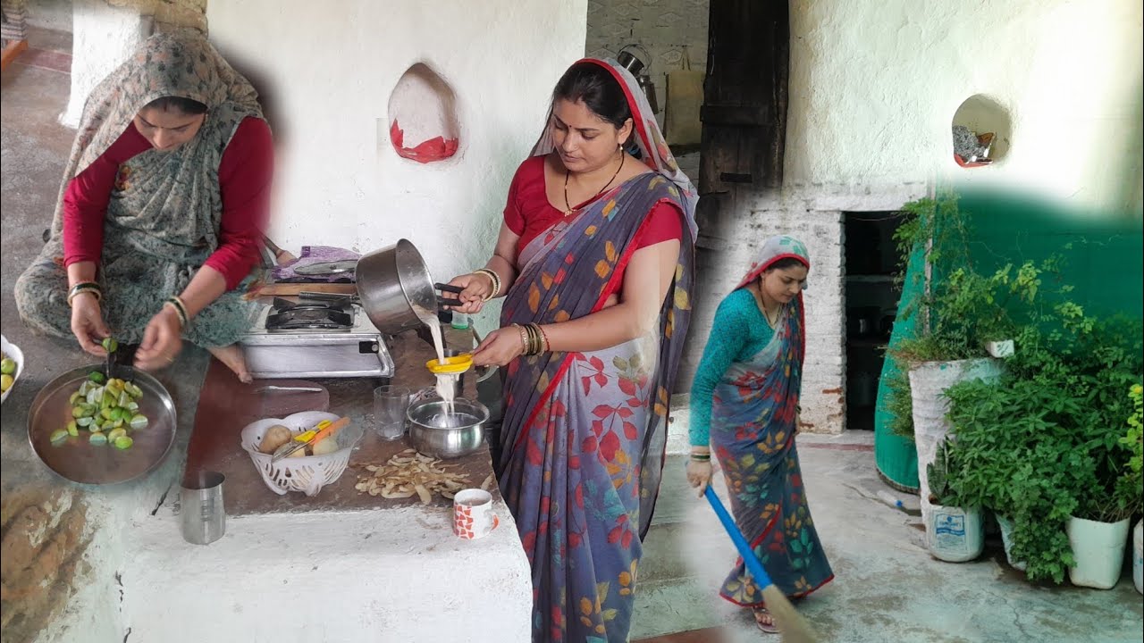 🏠हम लोगों को घर के काम से कब छुट्टी मिलेगी!##