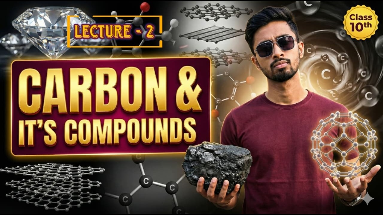 Carbon and its Compound - Lecture - 2 | Class 10 Science | NCERT with PYQs + Notes