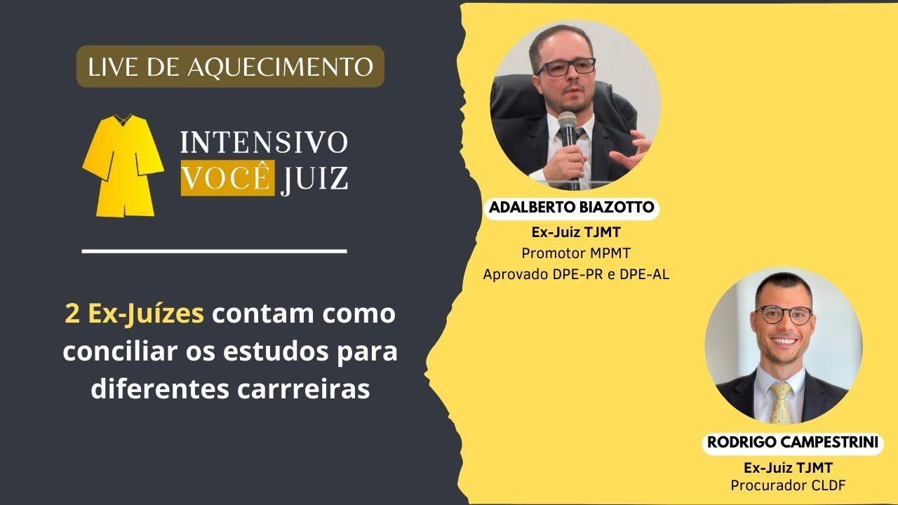 Papo de Aprovado com Adalberto Biazotto (MPMT, ex-TJMT)