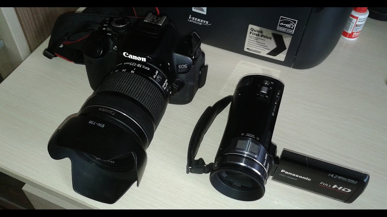 Тест: Canon EOS 650D VS Panasonic HDC-SD800