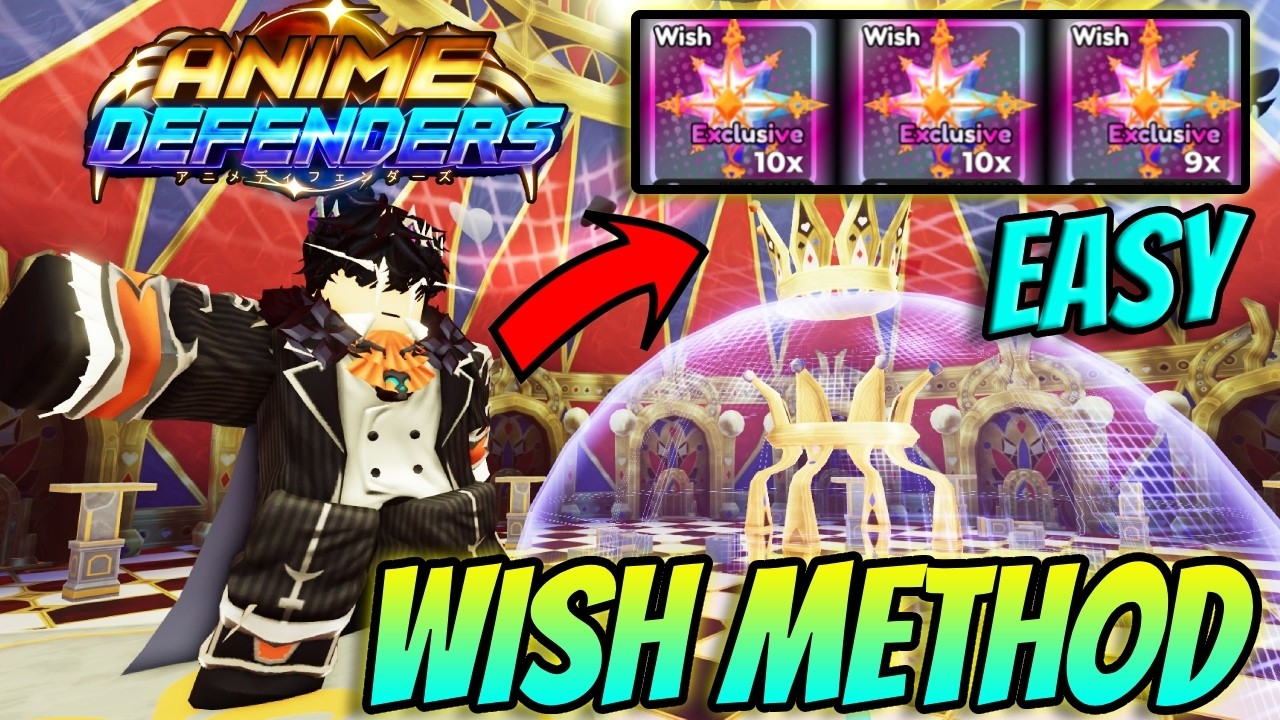 Insane *FAST* Wish Crystal Method In Anime Defenders Update 3.. (EASY)