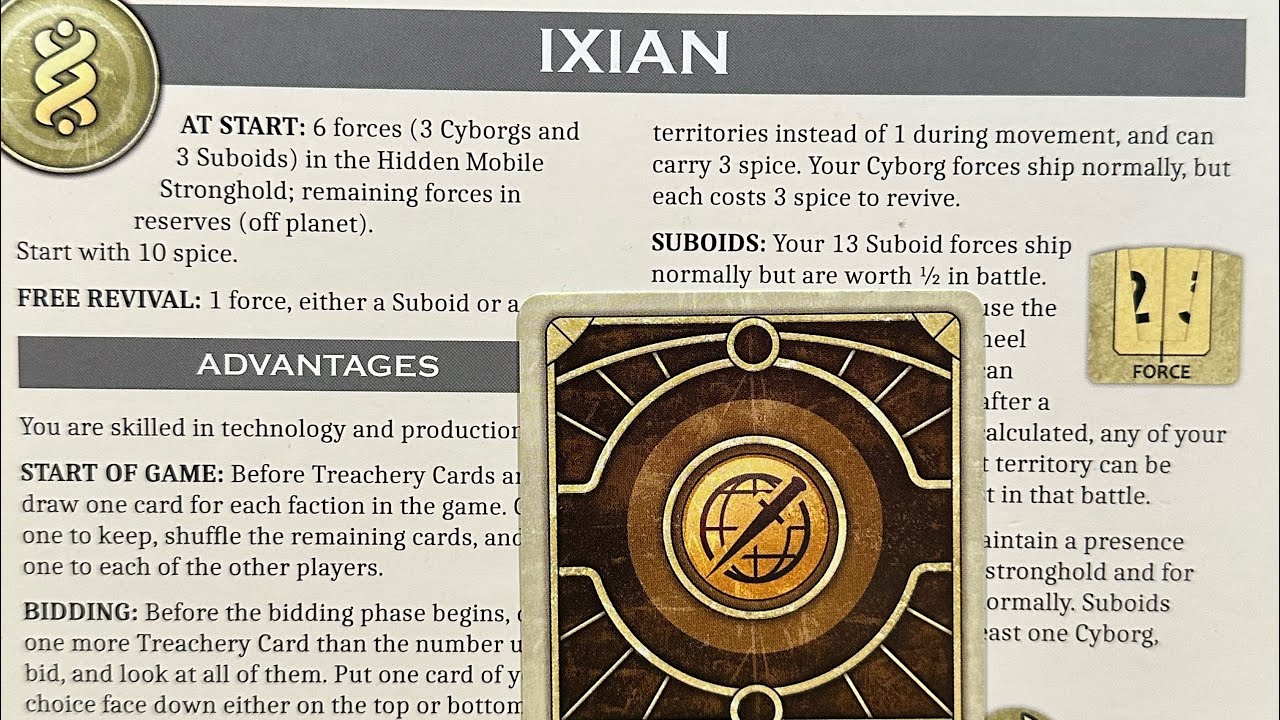 Fun Facts about the Ixian faction