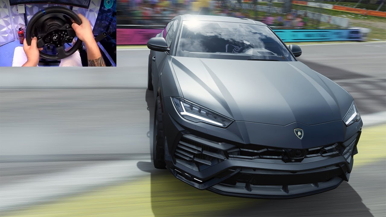 Lamborghini Urus! thrustmaster t300 rs gt gameplay fh4