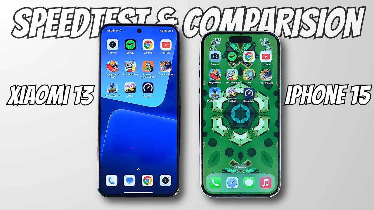 iPhone 15 vs Xiaomi 13 Speedtest & Camera Comparison